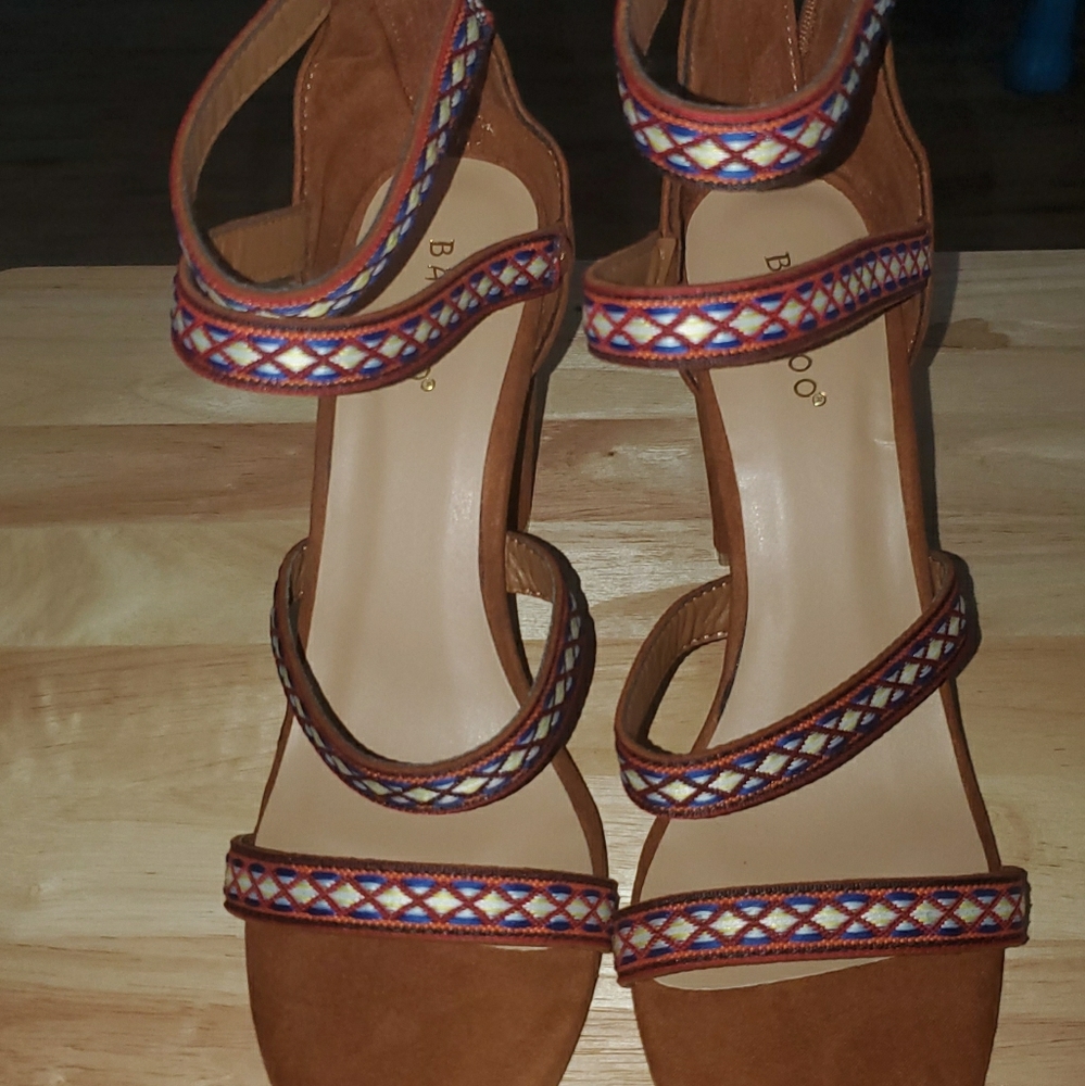 Women block heels